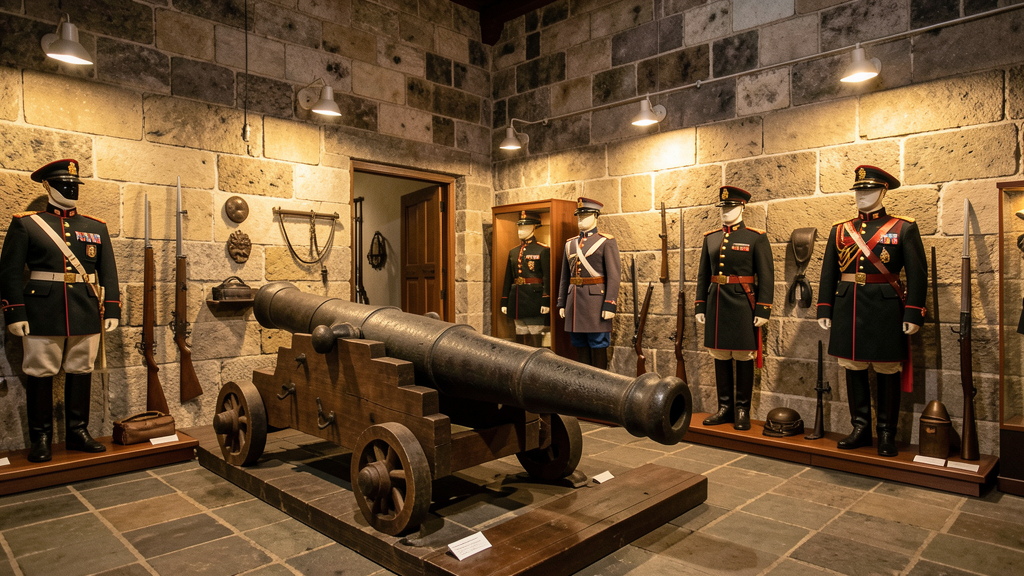 Spanish colonial military museum Fort Santiago cannons artifacts